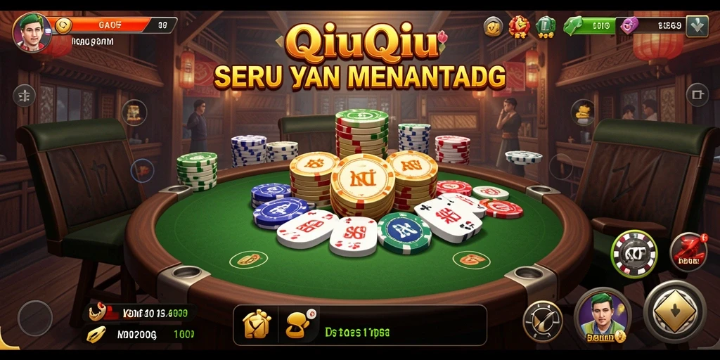 Tampilan gameplay seru dari 6CF yang menampilkan duel QiuQiu.