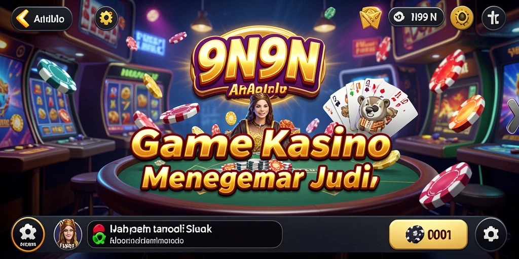 Tampilan gameplay seru dan interaktif di 9N9N.