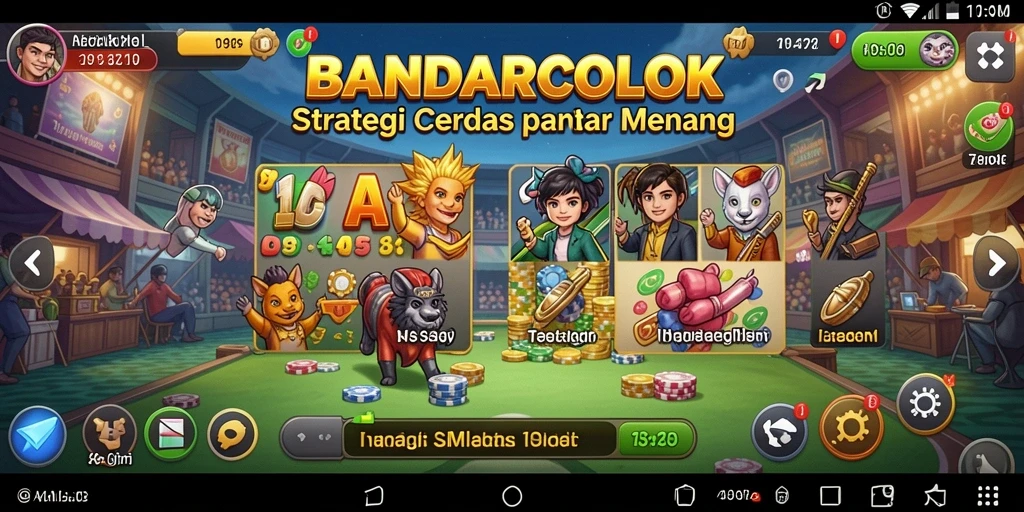 Tampilkan gameplay mendebarkan dari BANDARCOLOK dengan strategi yang cerdas.