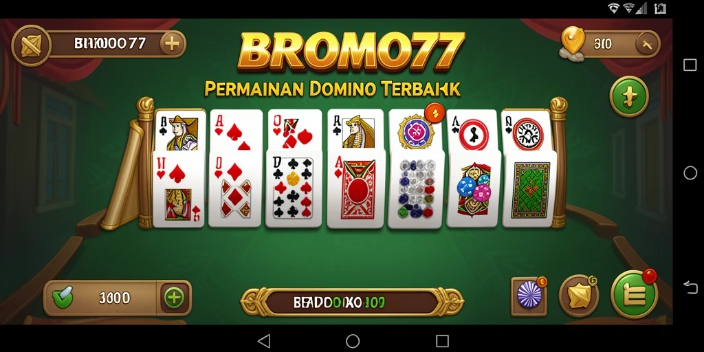 Screenshot gameplay BROMO77 yang menunjukkan keseruan Domino.