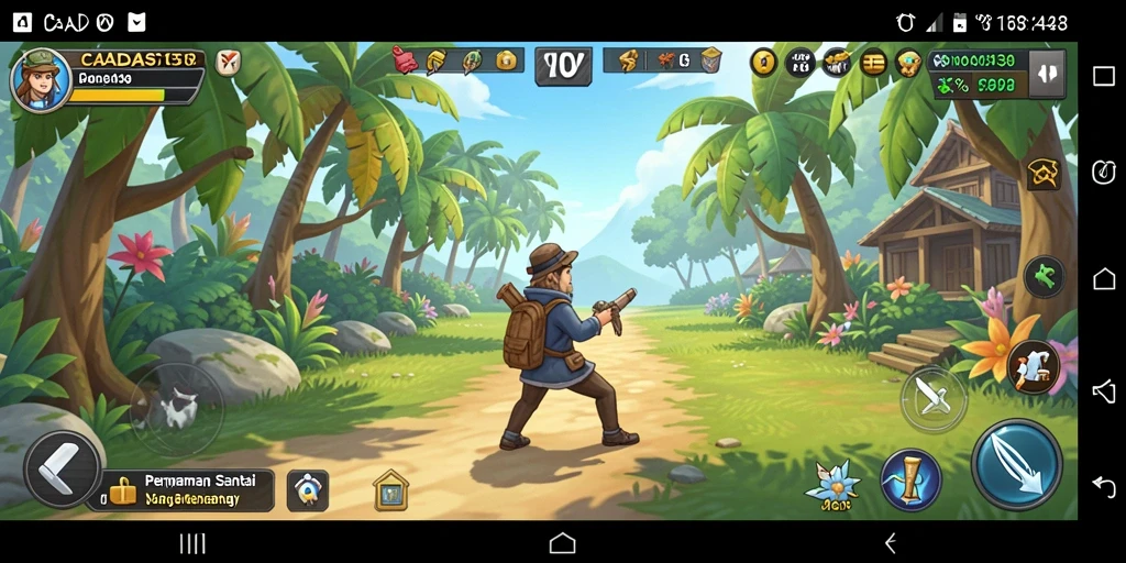 Gameplay menyenangkan dan interaktif dari CADAS138 dengan grafis cerah.