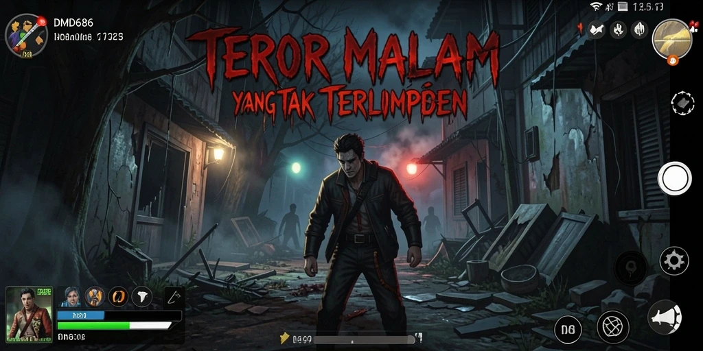 Tampilan gameplay mencekam dari DMD686 yang membuat jantung berdebar.