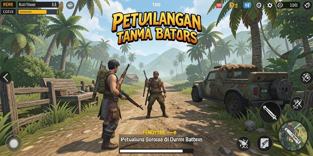 Tampilan gameplay yang mendebarkan di dunia terbuka FENDY188.