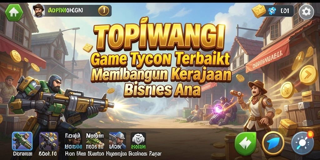 Screenshot utama menampilkan gameplay seru dari TOPIWANGI.