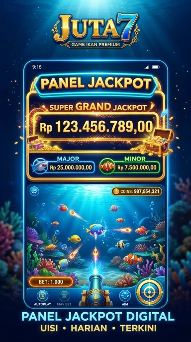 Tampilan aplikasi juta7 yang menarik dan mudah digunakan.